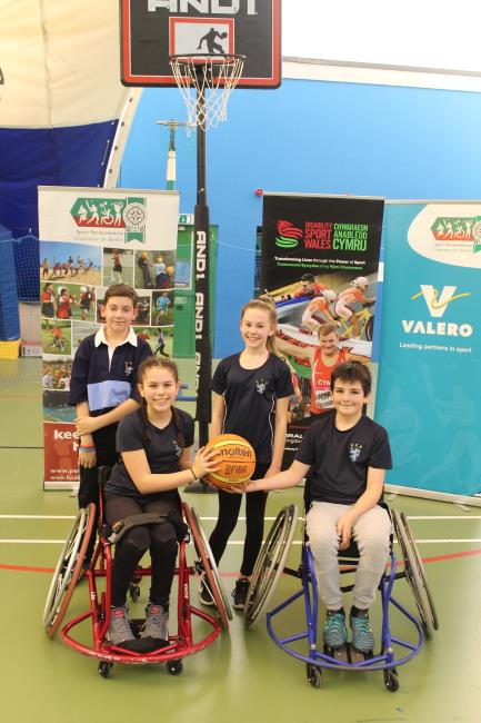 STPs Inter Zone Basketball squad that finished second in the Welsh nationals finals recently.